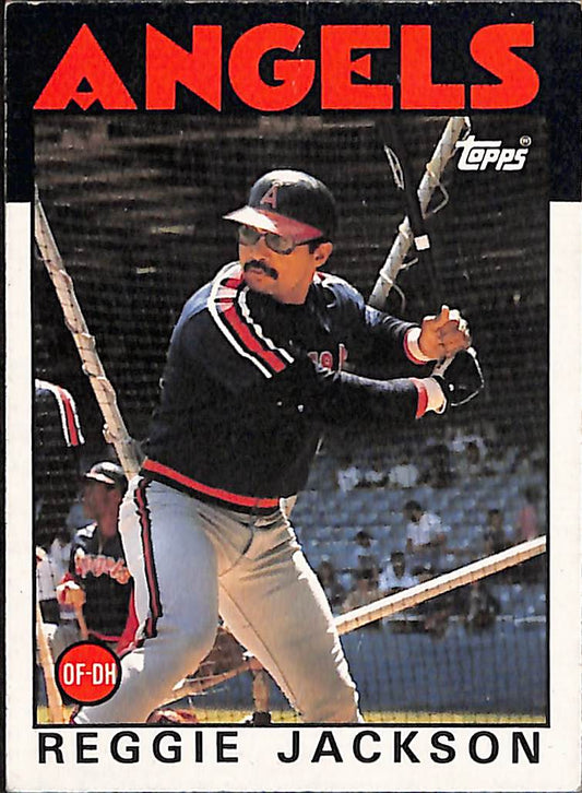 FIINR Auctions  Baseball Card 1986 Topps Reggie Jackson Baseball Card #700   - Mint Condition