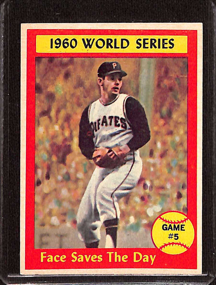 FIINR Baseball Card 1960 Topps World Series Game 5 Vintage Baseball Card Between The Pittsburgh Pirates and NY Yankees #310 - Mint Condition