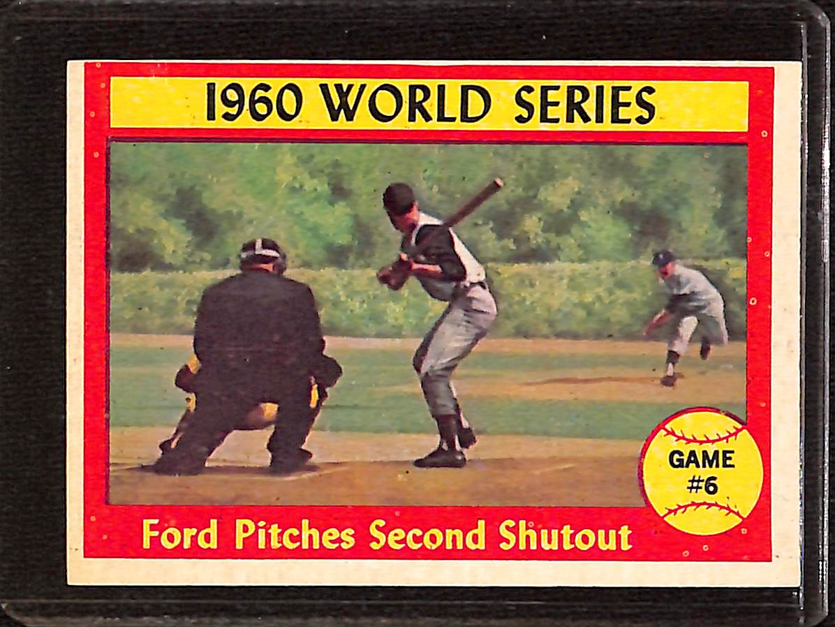 FIINR Baseball Card 1960 Topps World Series Game 6 Vintage Baseball Card Between The Pittsburgh Pirates and NY Yankees #311 - Mint Condition