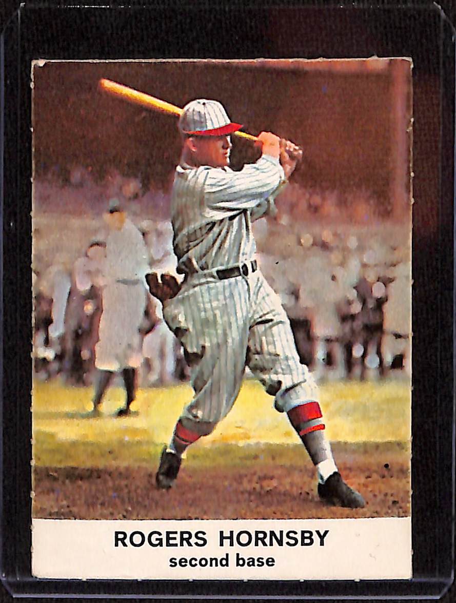 FIINR Baseball Card 1961 Golden Roger Hornsby Baseball Card #7 - Vintage - Amazing Condition