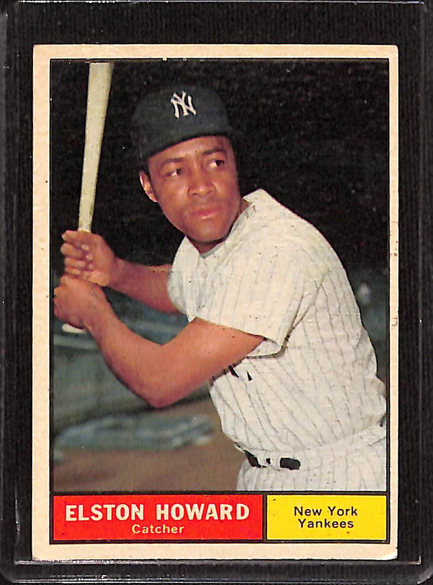 FIINR Baseball Card 1961 Topps Elston Howard Vintage Baseball Card #495 - Mint Condition