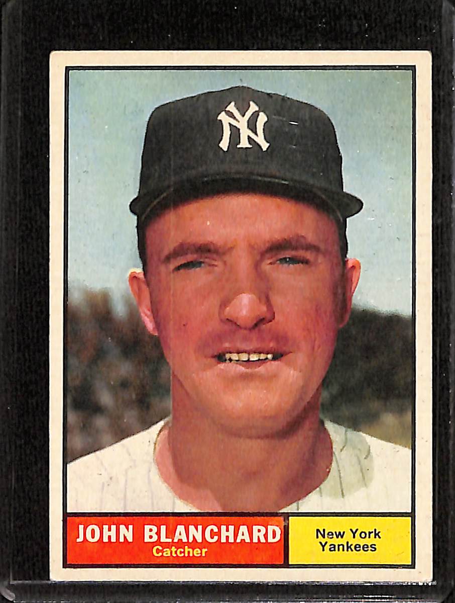 FIINR Baseball Card 1961 Topps John Blanchard Vintage Baseball Card #104 - Mint Condition