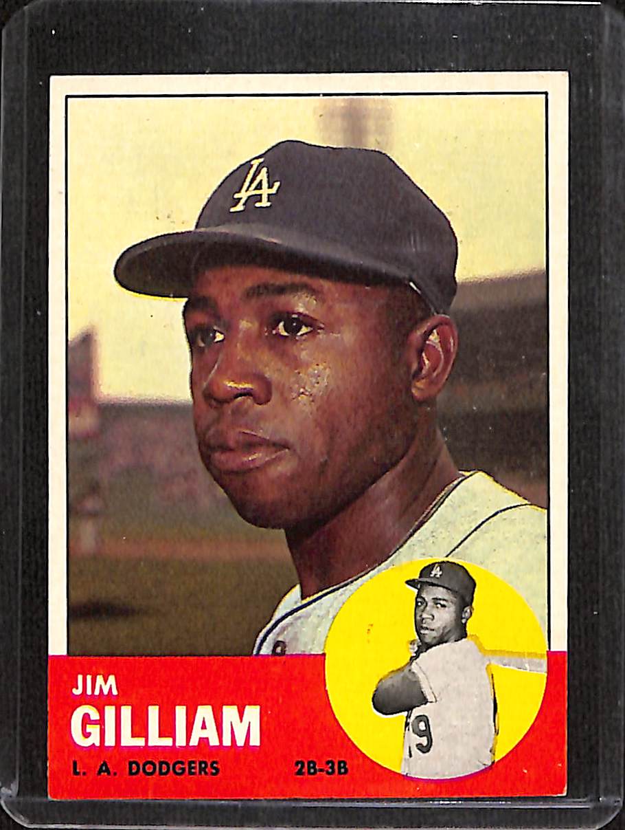 FIINR Baseball Card 1963 Topps Jim Gillam Vintage Baseball Card #80 - Mint Condition