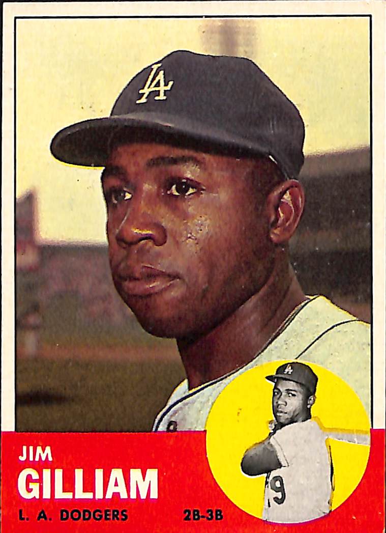 FIINR Baseball Card 1963 Topps Jim Gillam Vintage Baseball Card #80 - Mint Condition