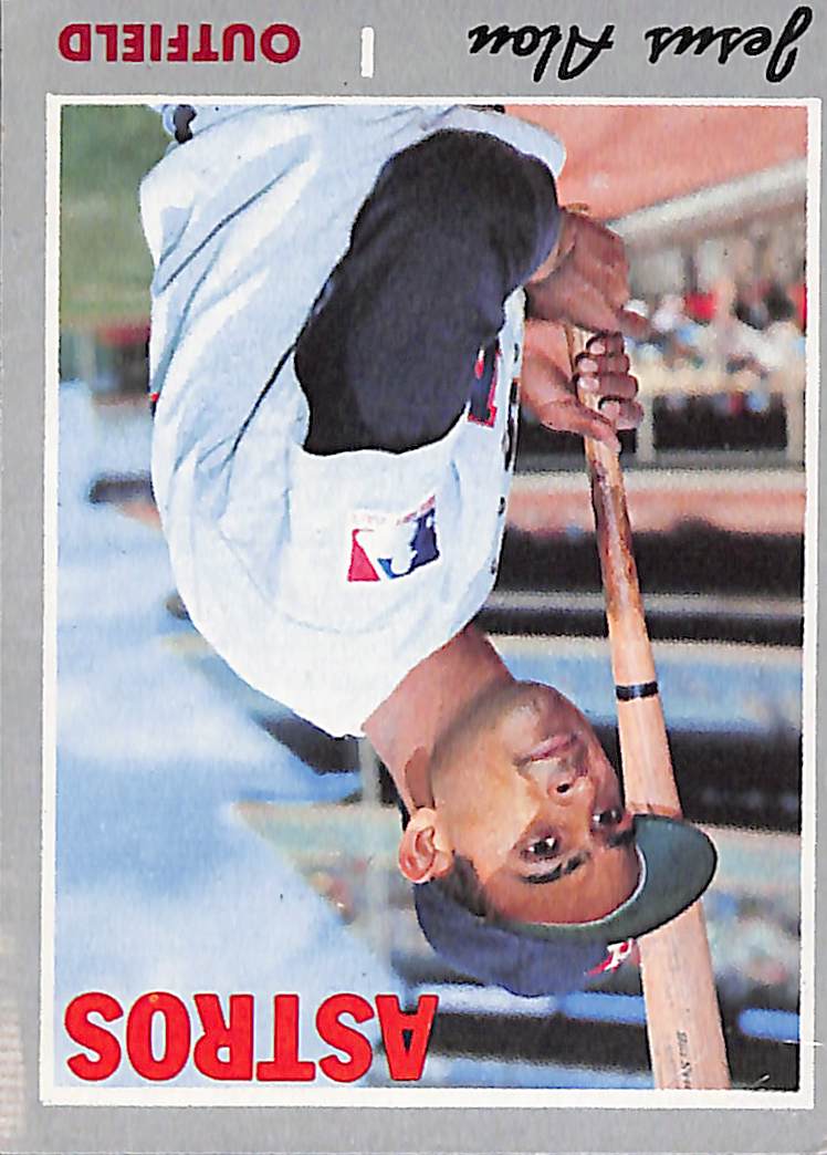 FIINR Baseball Card 1970 Topps Jesus Alou Vintage MLB Baseball Error Card #248 - Error Card - Mint Condition