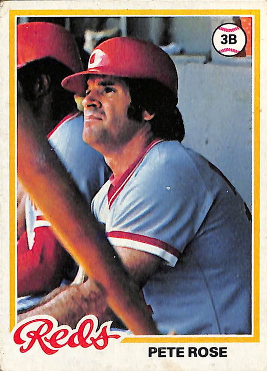 FIINR Baseball Card 1979 Topps Pete Rose Vintage MLB Baseball Card #20 - Good Condition