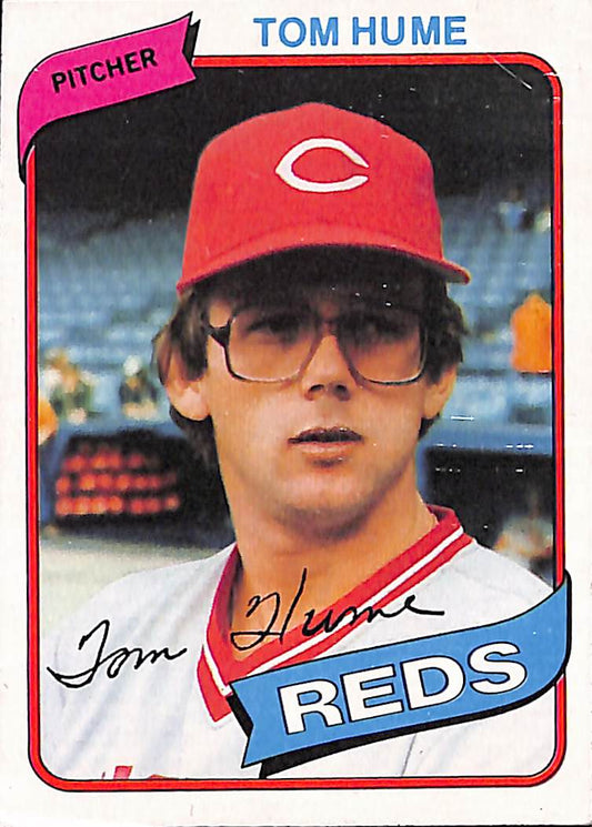FIINR Baseball Card 1980 Topps Tom Hume Vintage Baseball Card #149 - Mint Condition