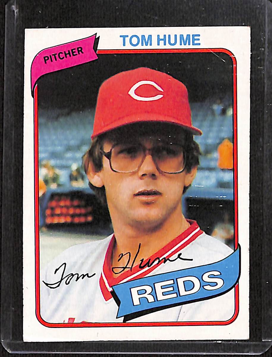 FIINR Baseball Card 1980 Topps Tom Hume Vintage Baseball Card #149 - Mint Condition