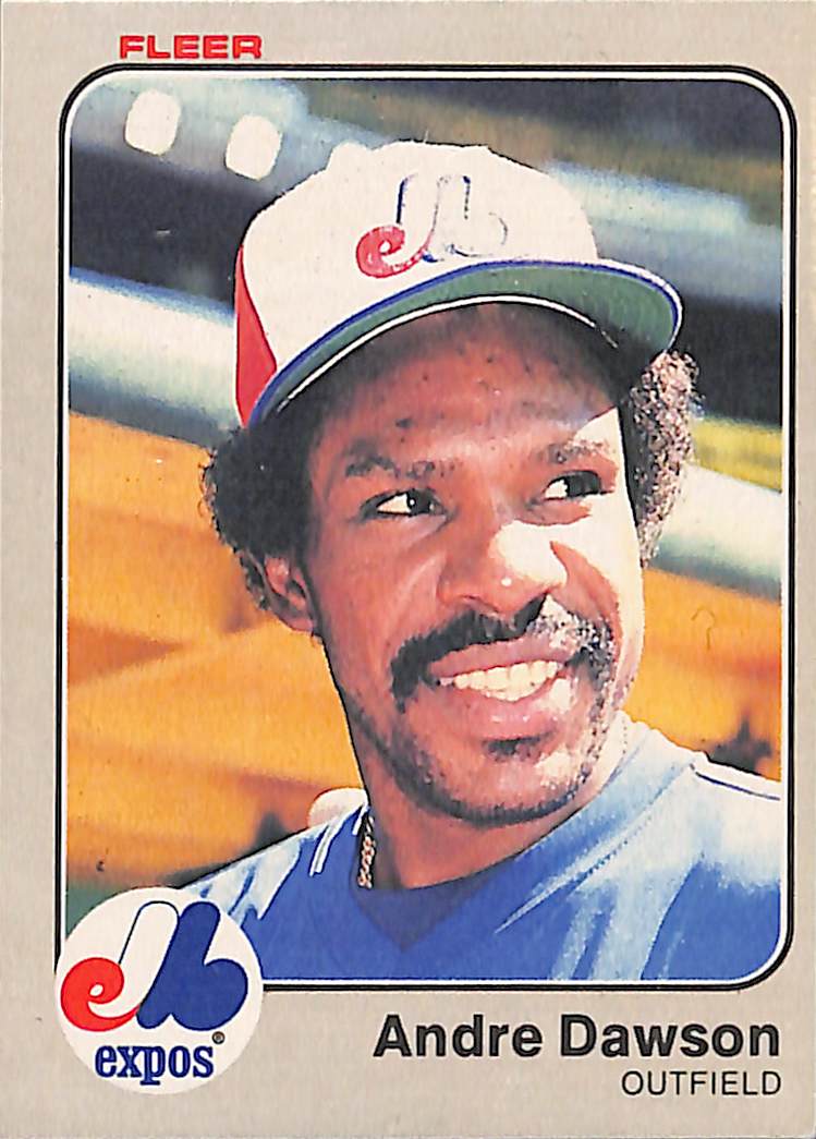 FIINR Baseball Card 1983 Fleer Andre Dawson Vintage Baseball Card #280 - Mint Condition