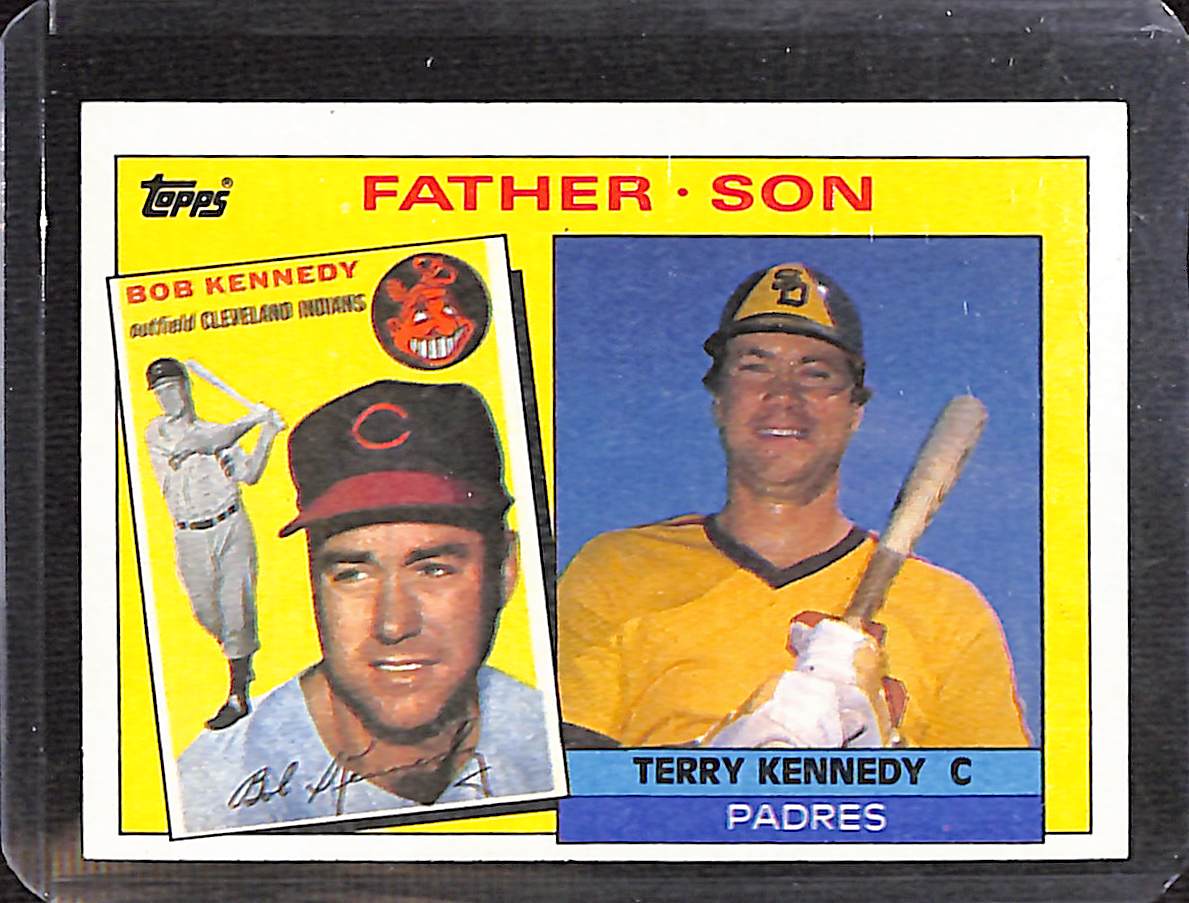 FIINR Baseball Card 1985 Topps Bob Kennedy and Terry Kennedy Baseball Card #135 - Mint Condition