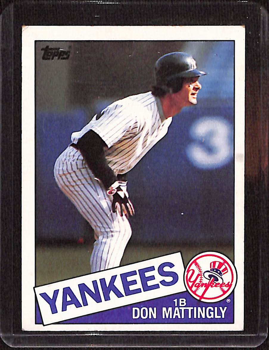 FIINR Baseball Card 1985 Topps Don Mattingly Vintage Record Breaker Baseball Card #665 - Mint Condition