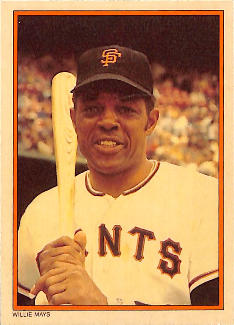 FIINR Baseball Card 1985 Topps Willy Mays Vintage Baseball Card #3 - Mint Condition