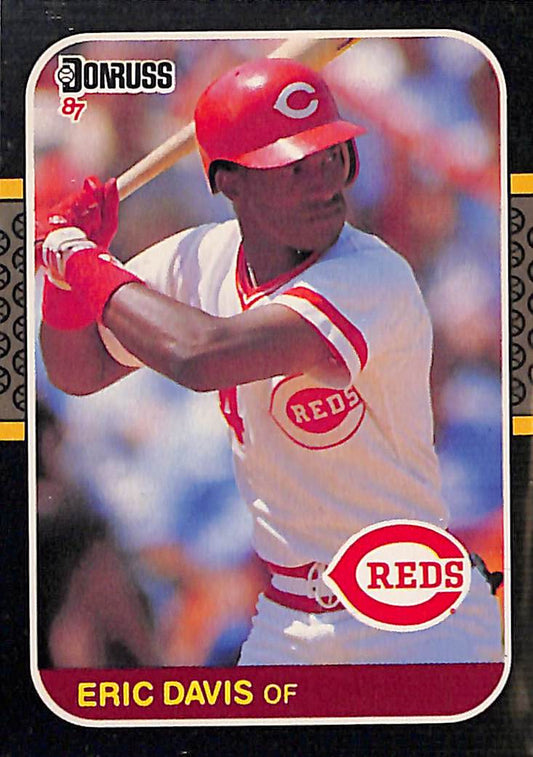 FIINR Baseball Card 1986 Donruss Eric Davis Vintage MLB Baseball Card #265 - Mint Condition
