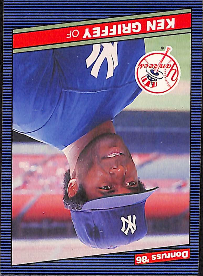 FIINR Baseball Card 1986 Donruss Ken Griffey Sr. Vintage Baseball Card #126 - Mint Condition