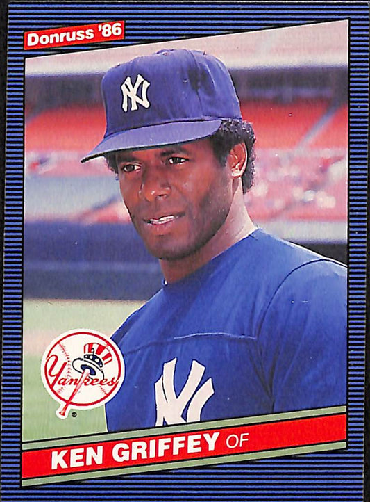 FIINR Baseball Card 1986 Donruss Ken Griffey Sr. Vintage Baseball Card #126 - Mint Condition