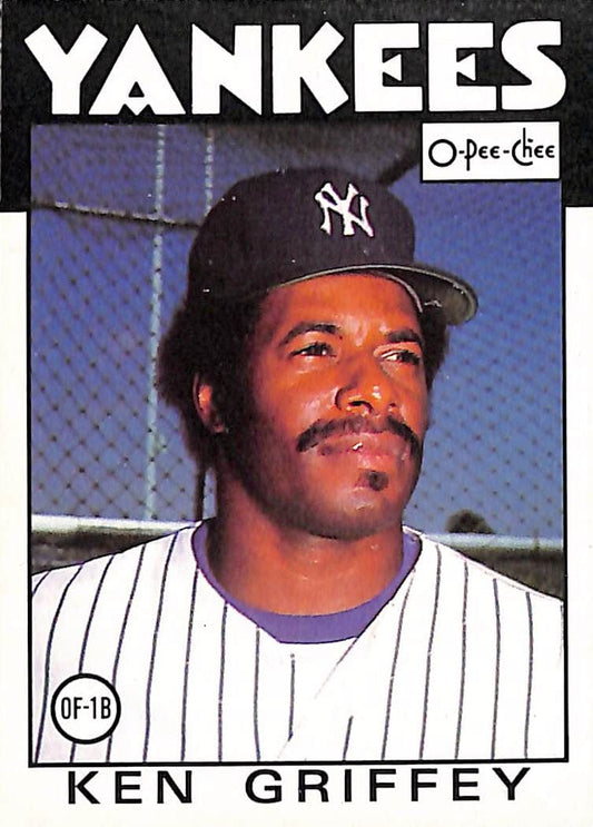 FIINR Baseball Card 1986 O-Pee-Chee Ken Griffey Sr. Vintage Baseball Card #40 - Mint Condition