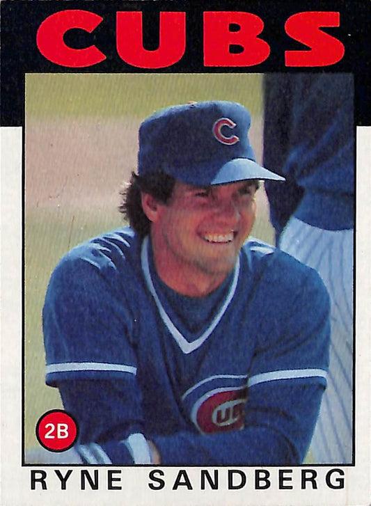FIINR Baseball Card 1986 Topps Ryne Sandberg Baseball Card #690 - Mint Condition