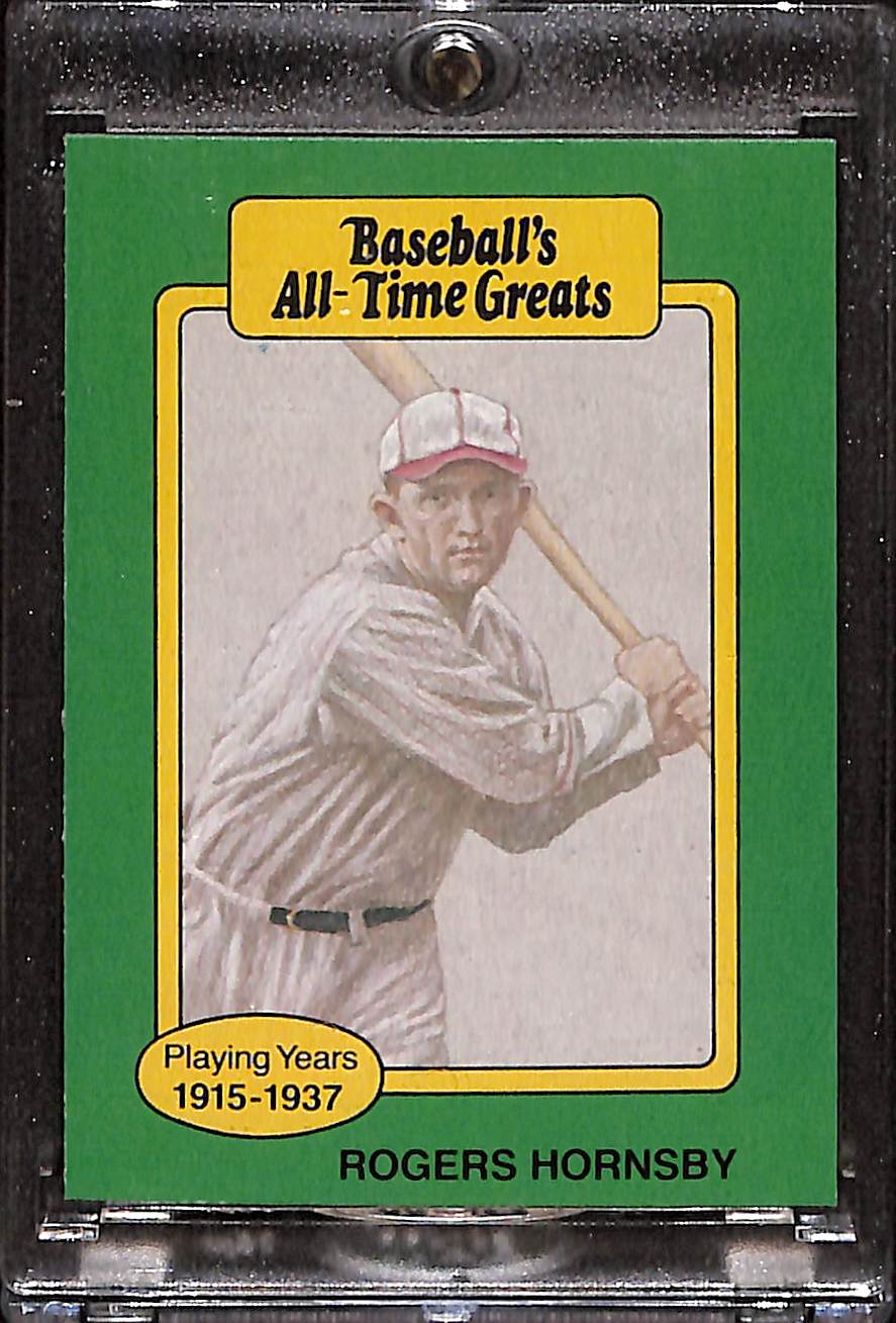 FIINR Baseball Card 1987 All-Time Greats Rogers Hornsby - Vintage - Mint Condition