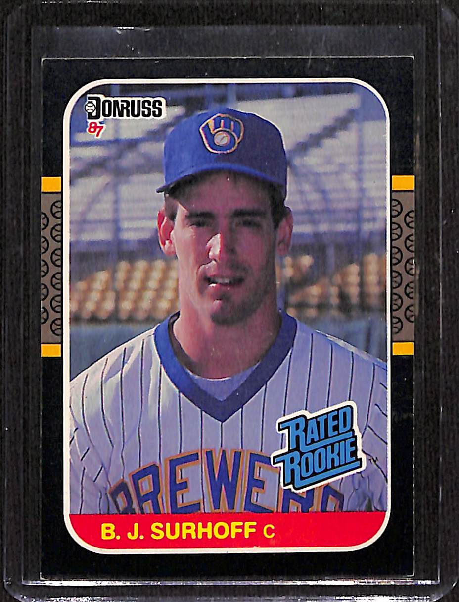 FIINR Baseball Card 1987 Donruss BJ Surhoff Rated Rookie Vintage Baseball Card #28 - Rookie Card - Mint Condition