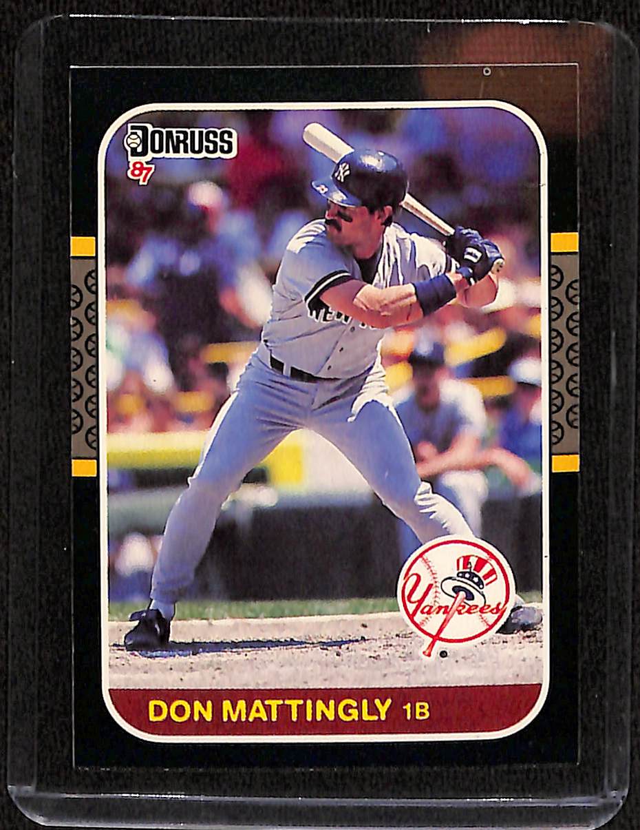 FIINR Baseball Card 1987 Donruss Don Mattingly Baseball Card #52 - Mint Condition