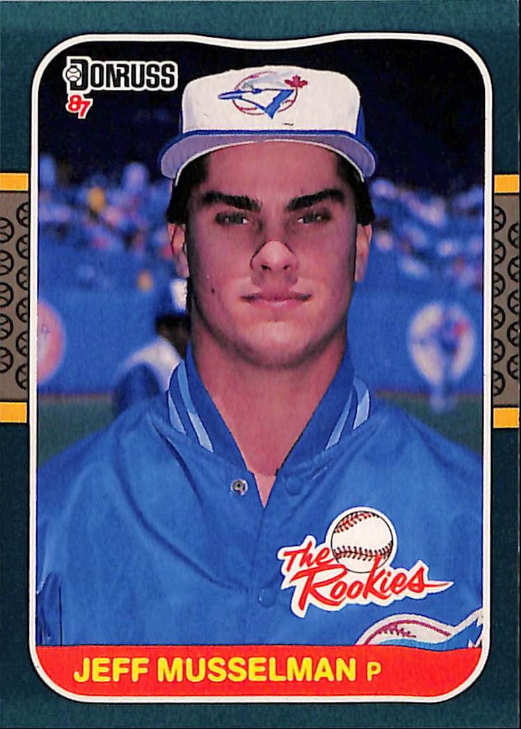 FIINR Baseball Card 1987 Donruss Jeff Musselman Vintage MLB Baseball Card #53 - Mint Condition