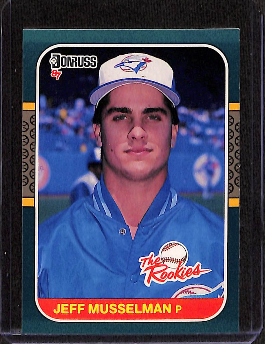 FIINR Baseball Card 1987 Donruss Jeff Musselman Vintage MLB Baseball Card #53 - Mint Condition