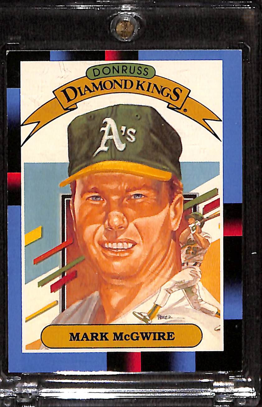 FIINR Baseball Card 1987 Donruss Mark McGwire King of Kings Rookie Baseball card #1 - Rookie Card - Mint Condition
