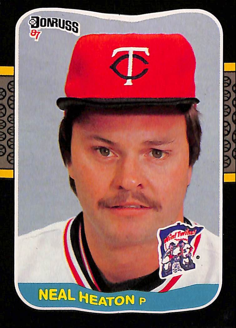 FIINR Baseball Card 1987 Donruss Neal Heaton Vintage MLB Baseball Card #615 - Mint Condition