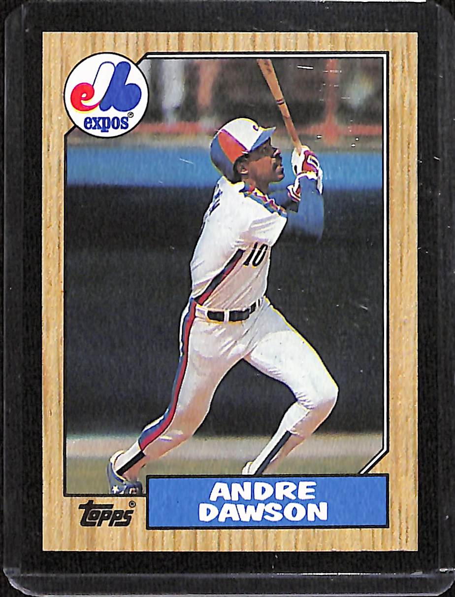 FIINR Baseball Card 1987 Topps Andre Dawson Vintage Baseball Card #345 - Mint Condition
