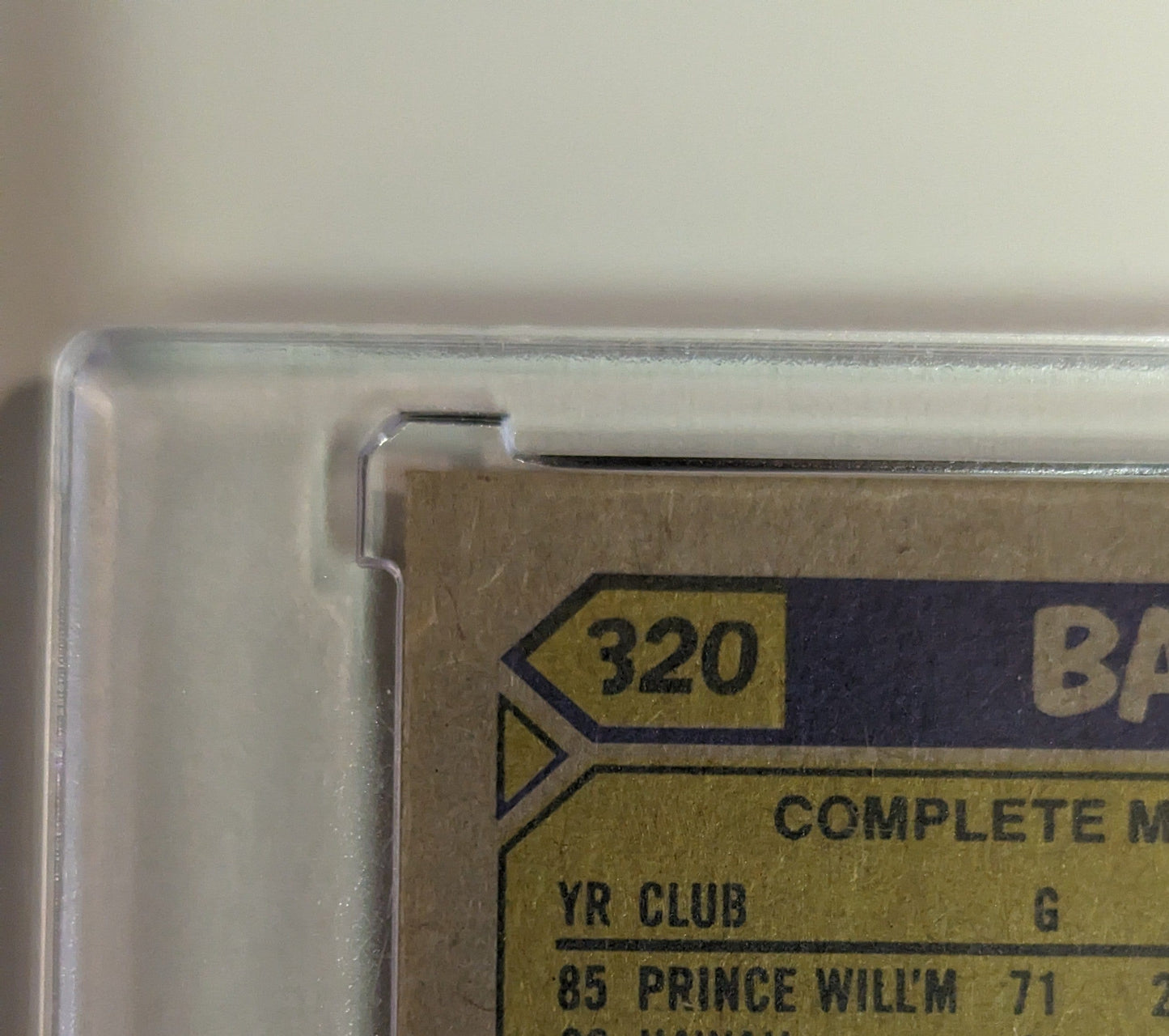 FIINR Baseball Card 1987 Topps Barry Bonds Rookie MLB Baseball Error Card #320 - Over 6 Errors - Very Rare - Mint Condition