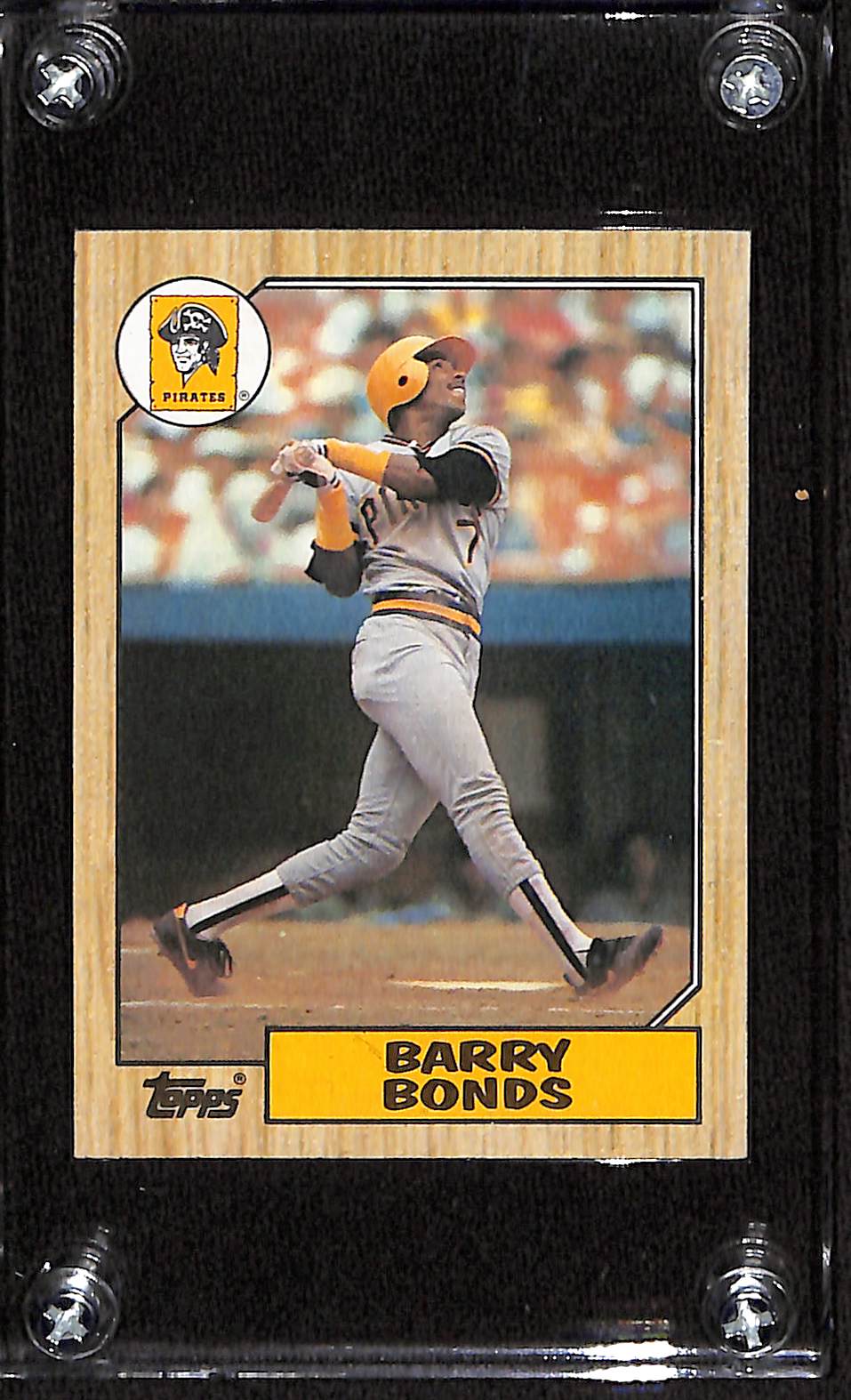FIINR Baseball Card 1987 Topps Barry Bonds Rookie MLB Baseball Error Card #320 - Over 6 Errors - Very Rare - Mint Condition