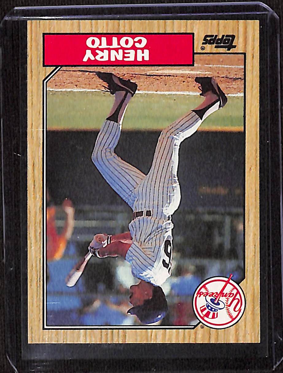 FIINR Baseball Card 1987 Topps Henry Cotto MLB Vintage Baseball Card #174 - Mint Condition