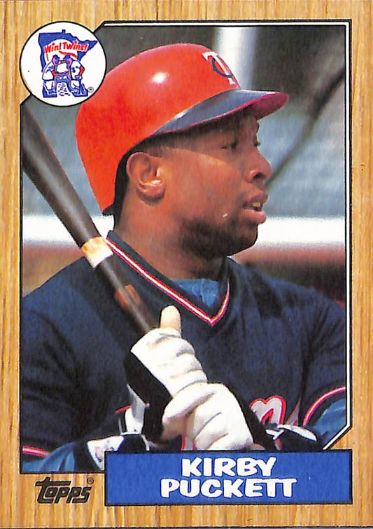 FIINR Baseball Card 1987 Topps Kirby Puckett MLB Vintage Baseball Error Card #450 - Error Card - Mint Condition