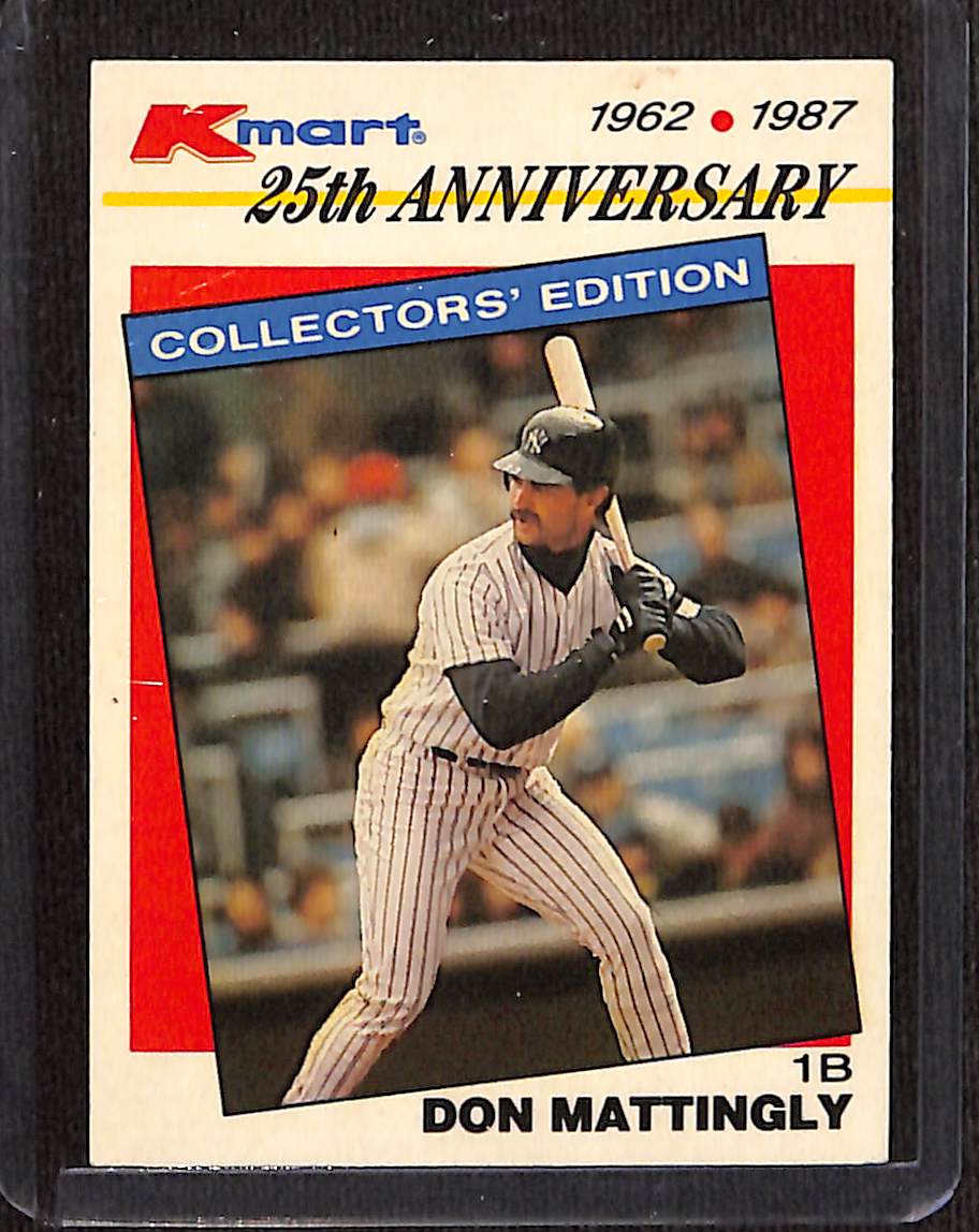FIINR Baseball Card 1987 Topps Kmart Vintage Don Mattingly Baseball Card #28 - Mint Condition