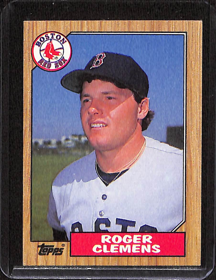 FIINR Baseball Card 1987 Topps Roger Clemens Vintage Baseball Card #340 - Mint Condition
