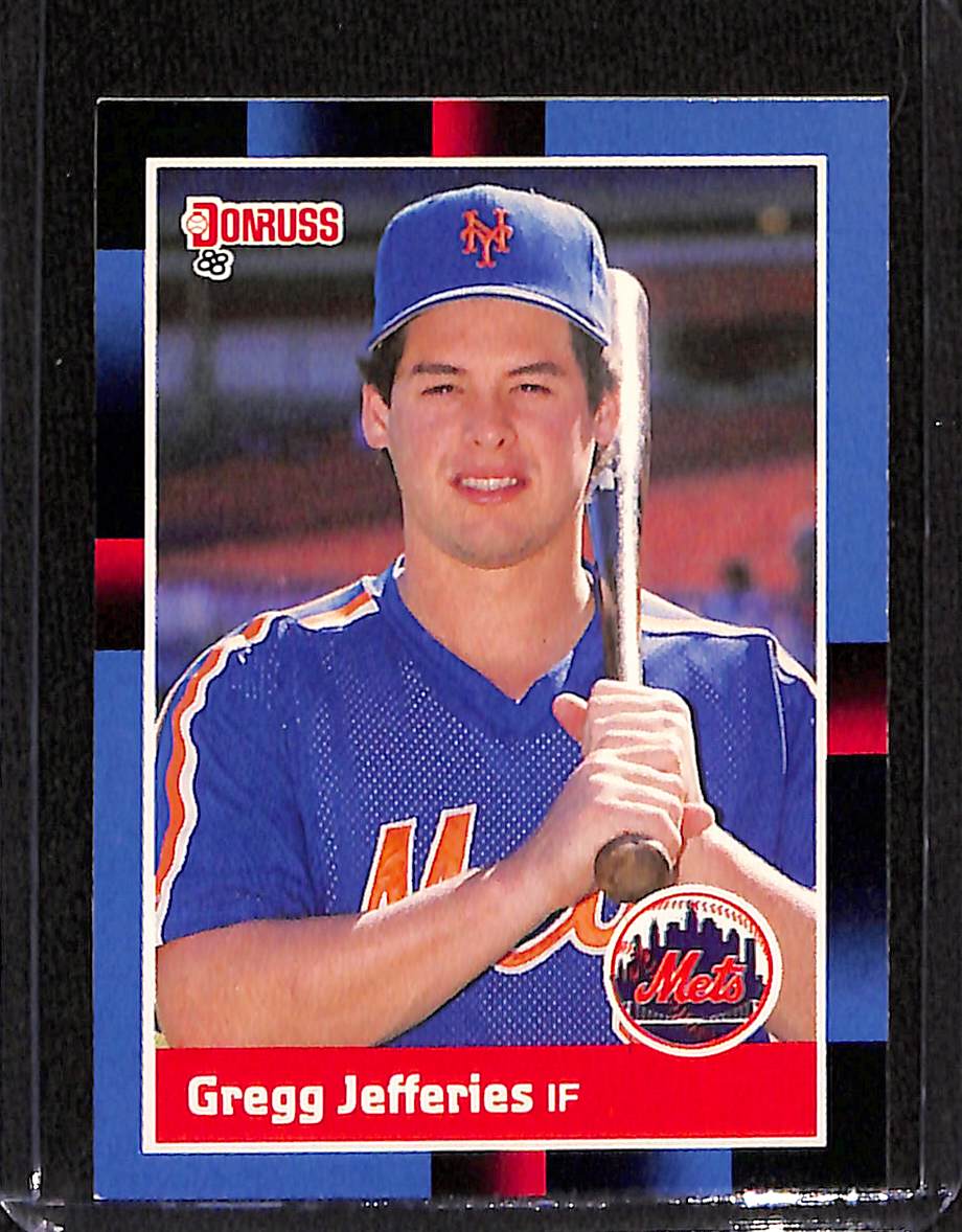 FIINR Baseball Card 1988 Donruss Gregg Jefferies Vintage MLB Baseball Rookie Card #657 - Rookie Card - Mint Condition