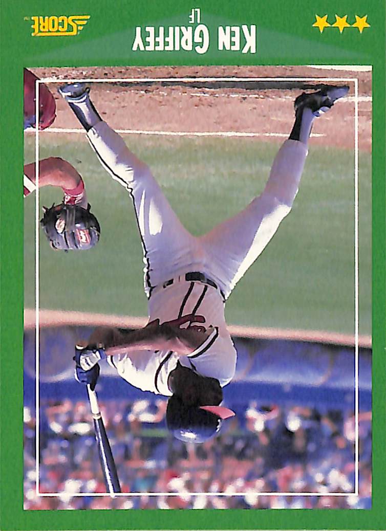 FIINR Baseball Card 1988 Score Ken Griffey Jr. MLB Baseball Card #390 - Mint Condition