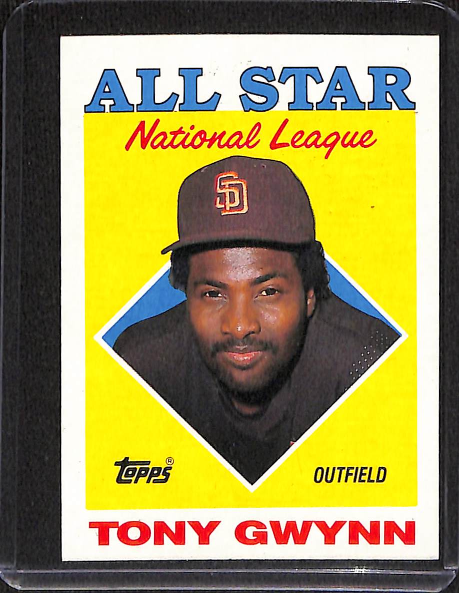FIINR Baseball Card 1988 Topps All-Star Tony Gwynn Vintage Baseball Card #402 - Mint Condition