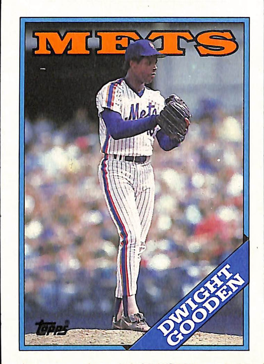 FIINR Baseball Card 1988 Topps Dwight Gooden MLB Vintage Baseball Card #480 - Mint Condition