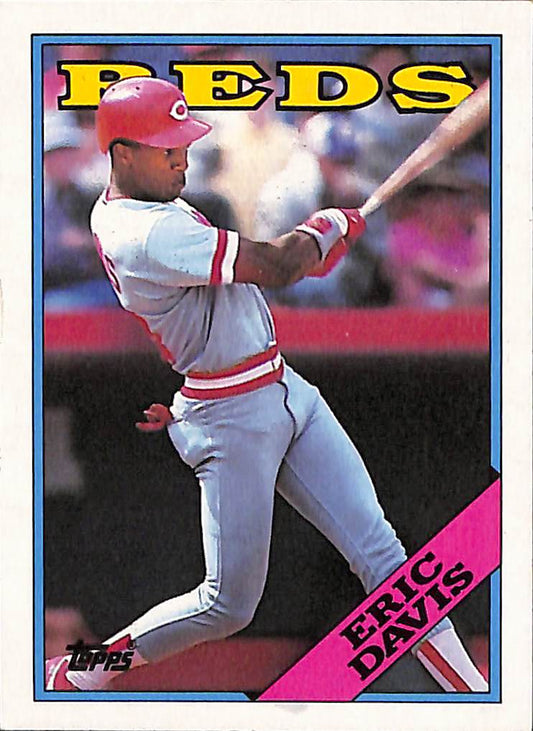 FIINR Baseball Card 1988 Topps Eric Davis Vintage MLB Baseball Card #150 - Mint Condition