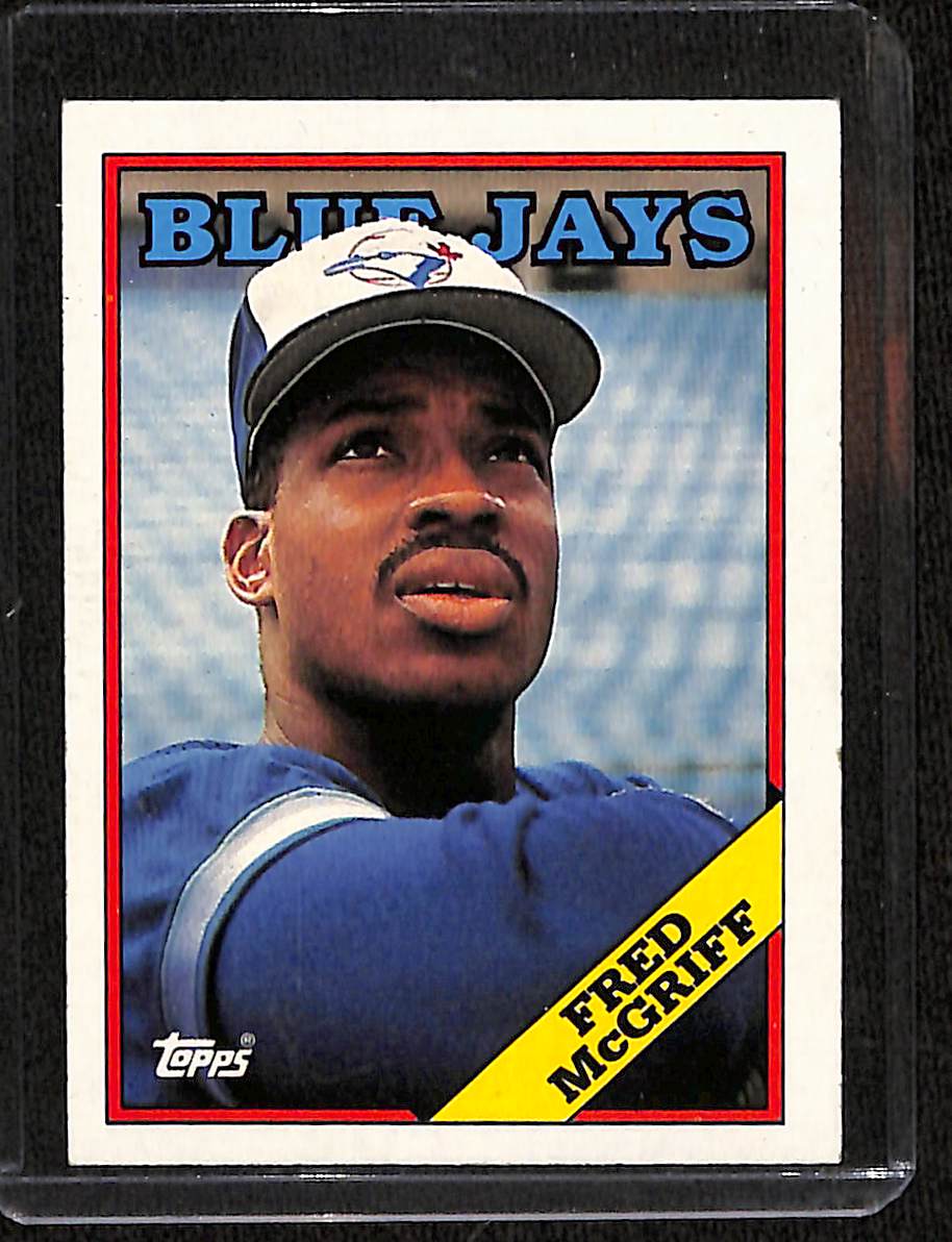 FIINR Baseball Card 1988 Topps Fred McGriff Baseball Card Blue Jays #463 - Mint Condition