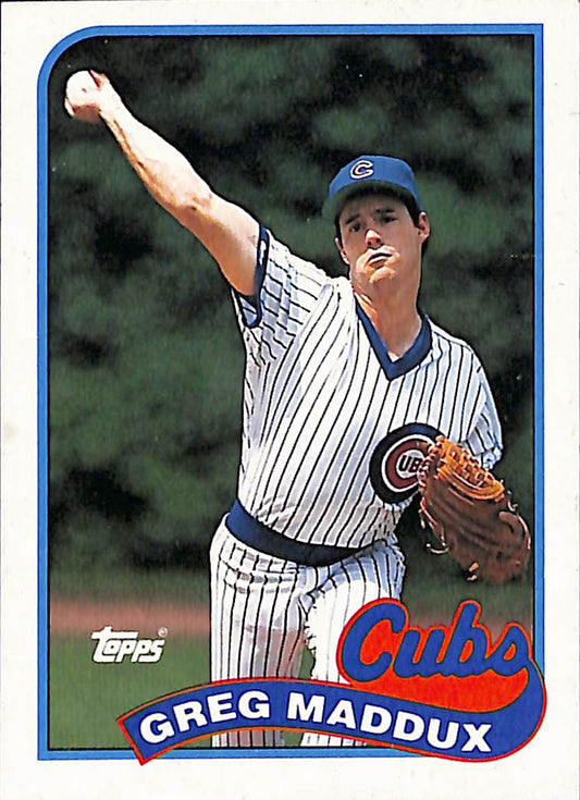 FIINR Baseball Card 1988 Topps Greg Maddux MLB Vintage Baseball Card #240 - Mint Condition