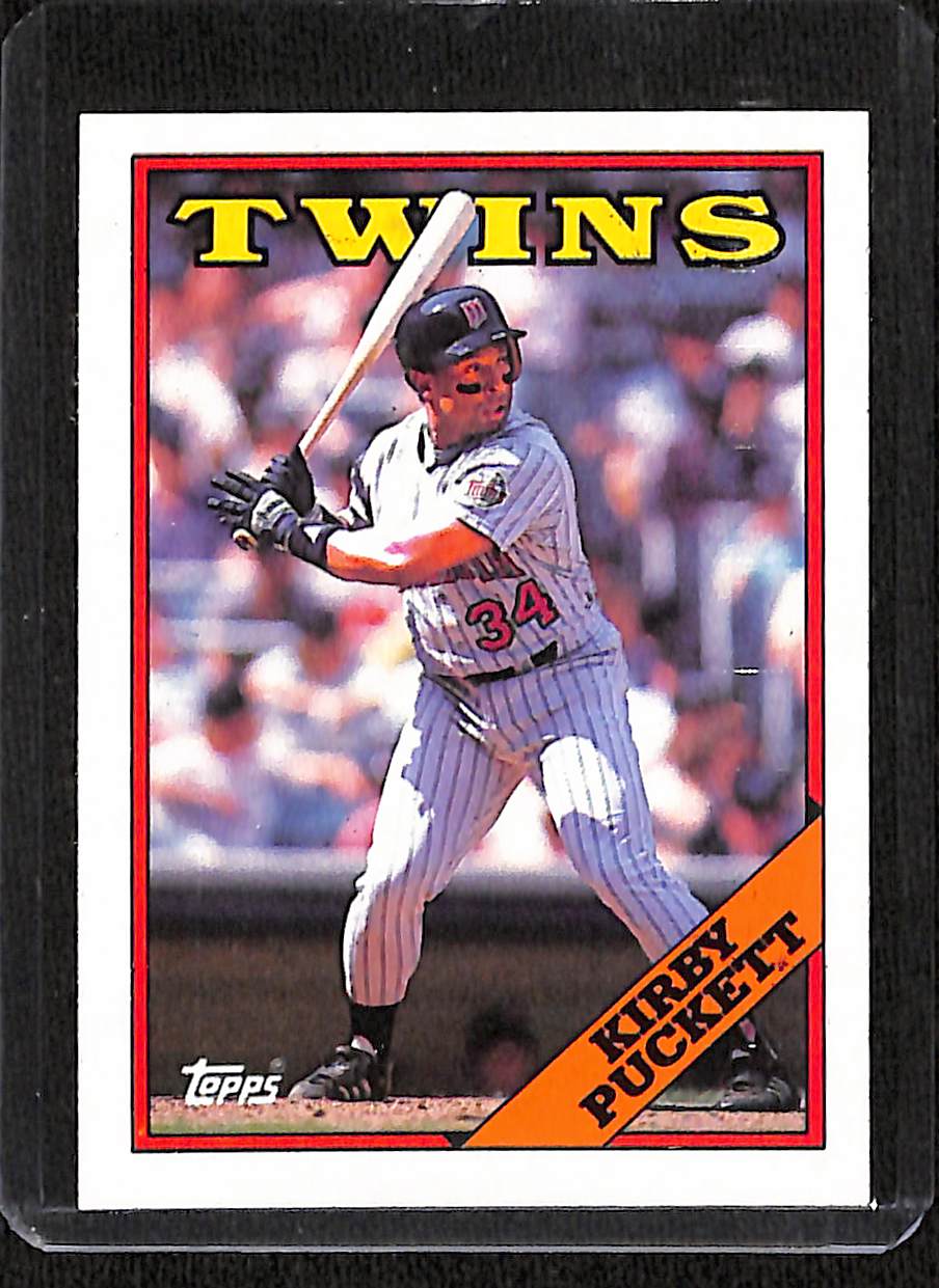 FIINR Baseball Card 1988 Topps Kirby Puckett MLB Baseball Error Card #120 - Error Card - Mint Condition