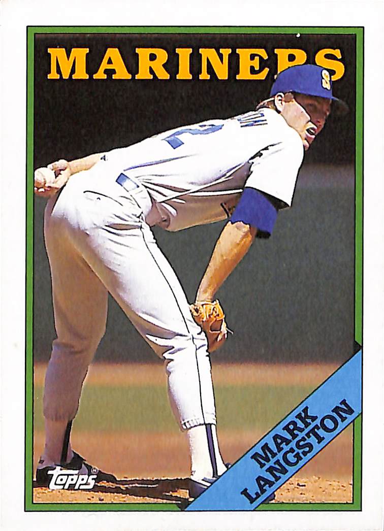 FIINR Baseball Card 1988 Topps Mark Langston MLB Baseball Card #80 - Mint Condition