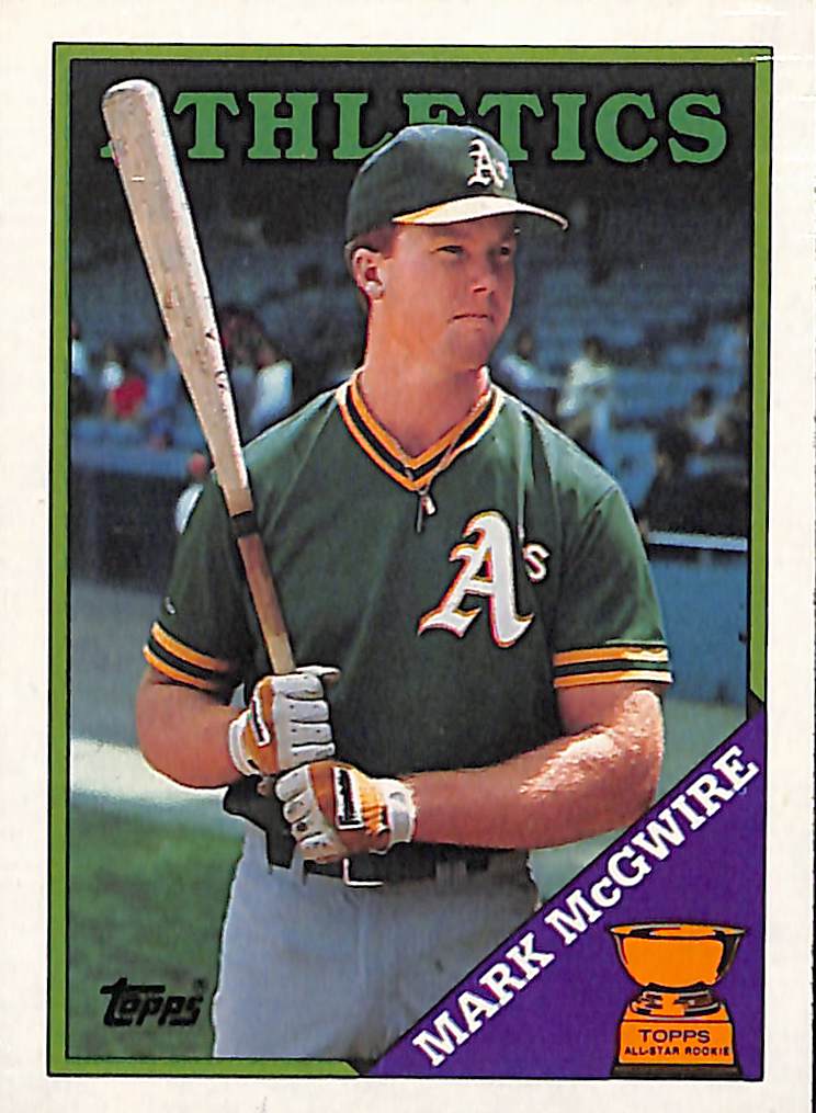 FIINR Baseball Card 1988 Topps Mark McGwire Baseball card #580 - Mint Condition