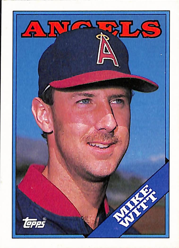 FIINR Baseball Card 1988 Topps Mike Witt Vintage MLB Baseball Card #270 - Mint Condition