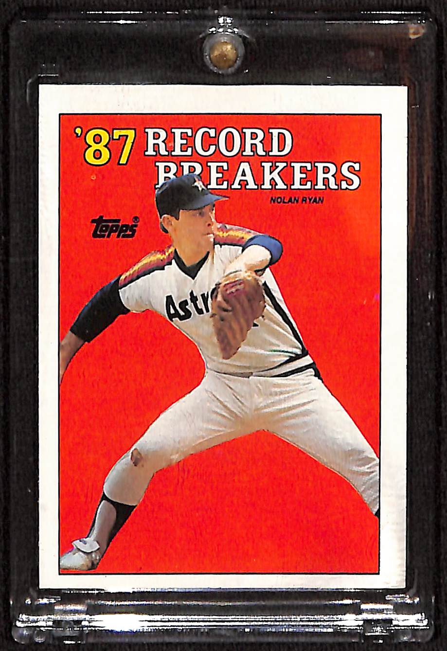 FIINR Baseball Card 1988 Topps Nolan Ryan Record Breaker Vintage Baseball Card #6 - Mint Condition