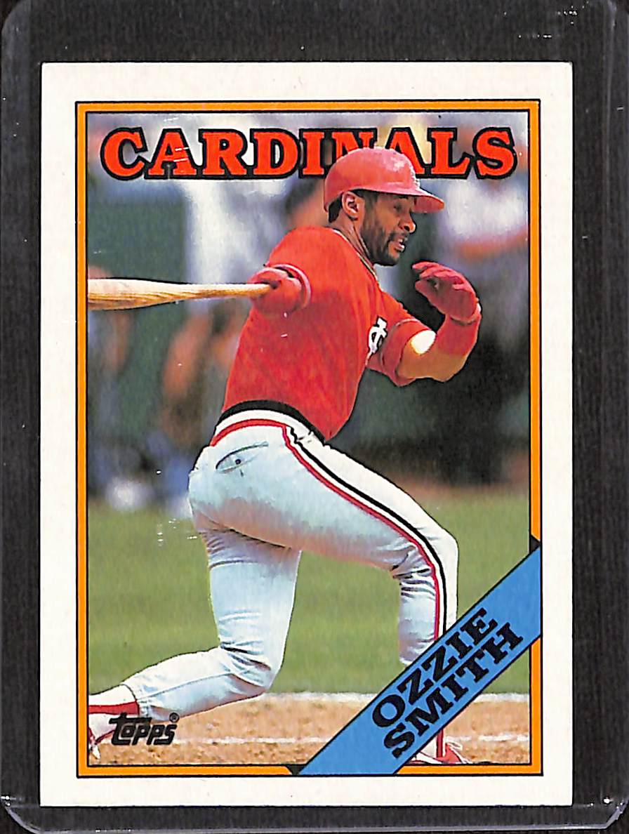 FIINR Baseball Card 1988 Topps Ozzie Smith MLB Vintage Baseball Card #460 - Mint Condition