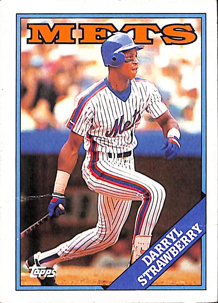 FIINR Baseball Card 1988 Topps Vintage Darryl Strawberry MLB Baseball Card #710 - Good Condition