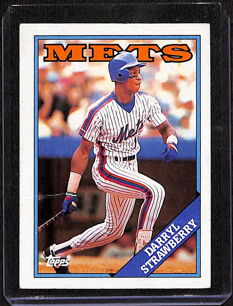 FIINR Baseball Card 1988 Topps Vintage Darryl Strawberry MLB Baseball Card #710 - Good Condition